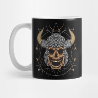 Viking Skull with sacred geometry Mug